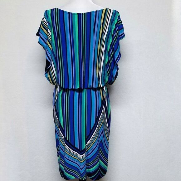 VINTAGE 90s Olivia Matthews Psychedelic Dress - Picture 12 of 16